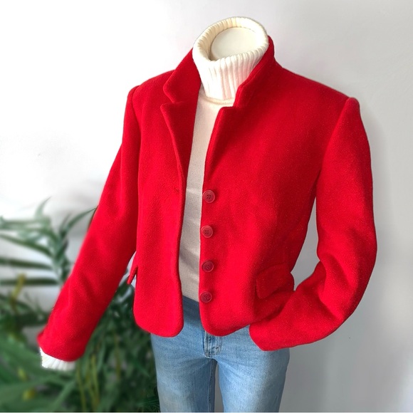 m o d :: Vintage Bold Mod Short Soft Teddy Blazer - Picture 13 of 13